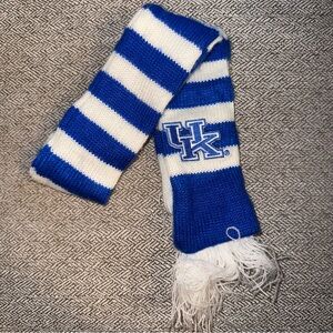 Build A Bear Workshop BABW UK United Kingdom Winter Scarf Blue & White RARE HTF